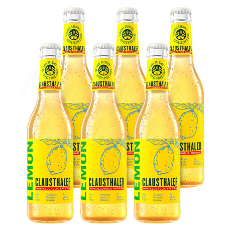 CERVEZA CLAUSTHALLER LIMON 500ML x6 unidades CERVEZA CLAUSTHALLER LIMON 500ML x6 unidades