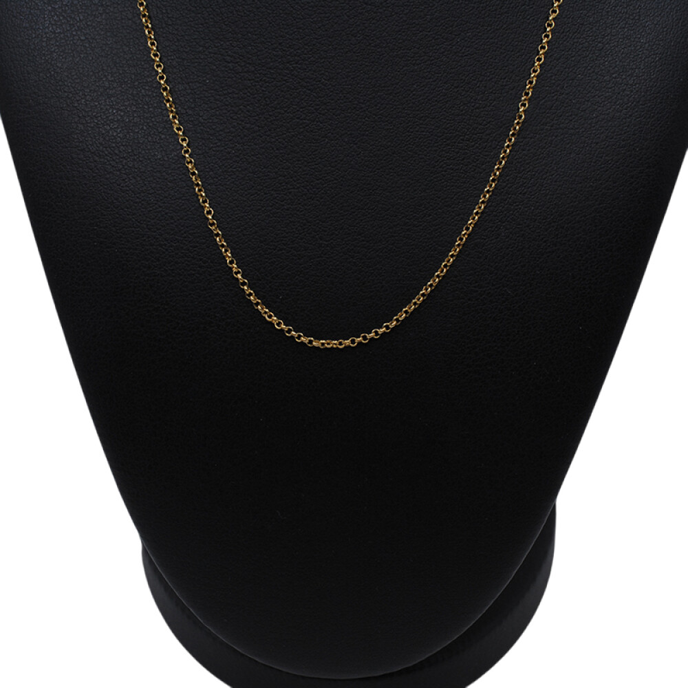 Cadena rolo fina en oro 18k amarillo. Largo 40 cm Cadena rolo fina en oro 18k amarillo. Largo 40 cm
