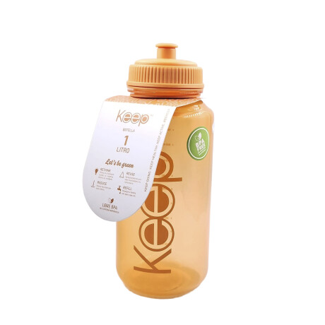 Botella con pico 1L Keep Naranja