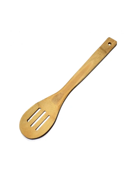 CUCHARA PERFORADA 30CM BAMBOO CUCHARA PERFORADA 30CM BAMBOO