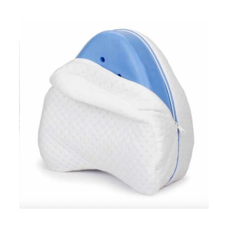 ALMOHADA PARA PIERNAS CON ESPUMA DE MEMORIA VISCOELASTICA BLANCO