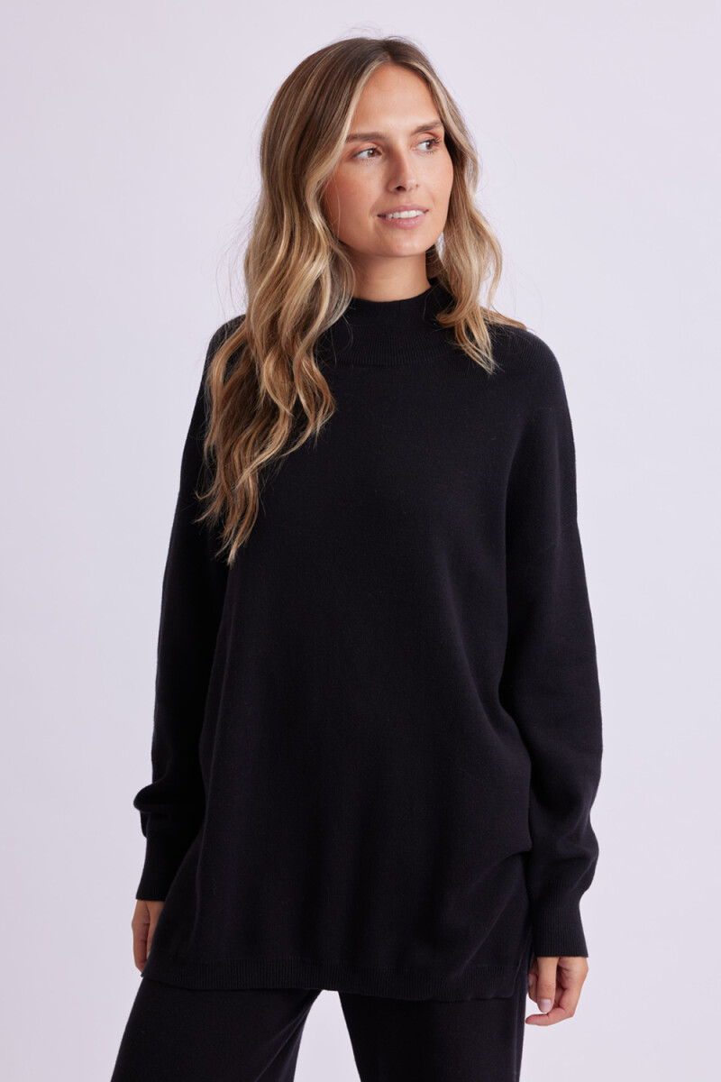 Buzo de punto oversize Negro