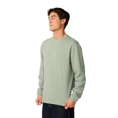 Remera Rip Curl Premium Surf Waffle Verde