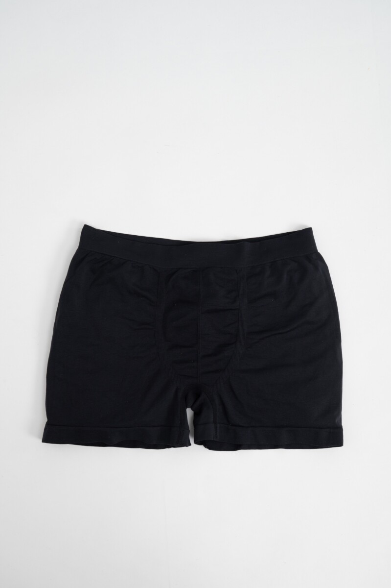 Boxer microfibra liso - X1 Negro 