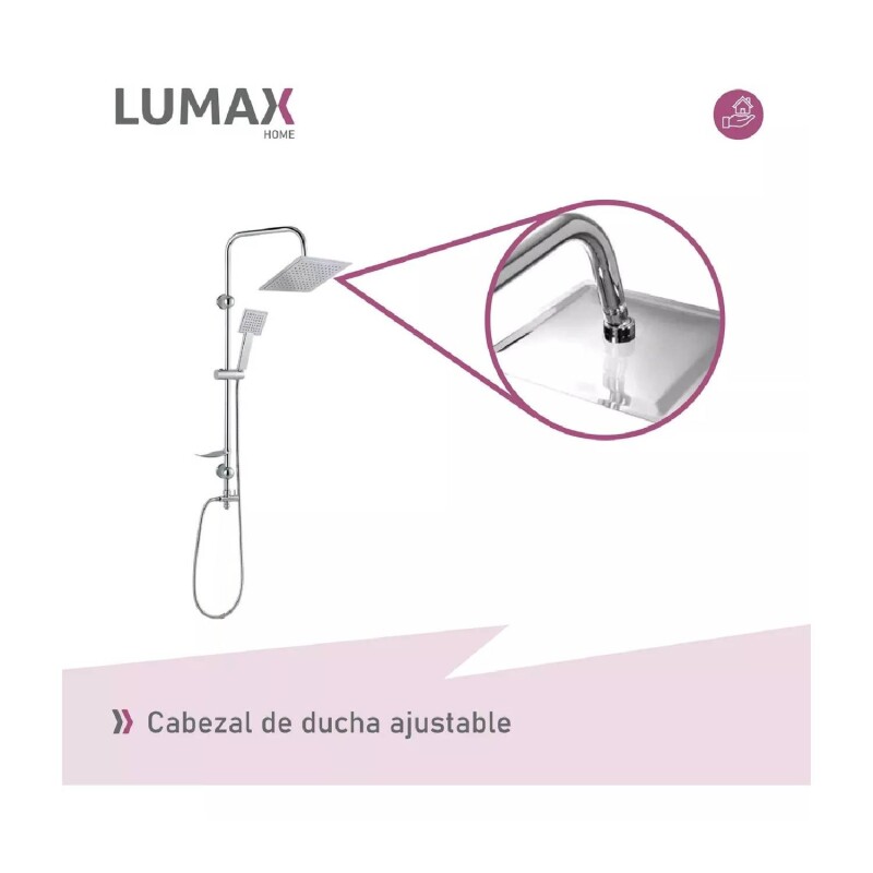 Barral Columna De Ducha Acero Inoxidable Ajustable Barral Columna De Ducha Acero Inoxidable Ajustable
