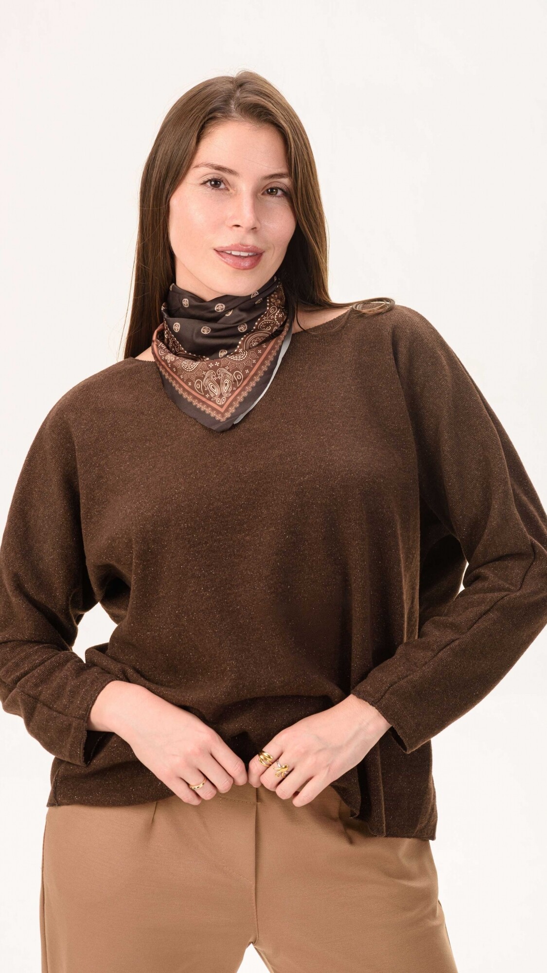 Sweater Oslo Marrón