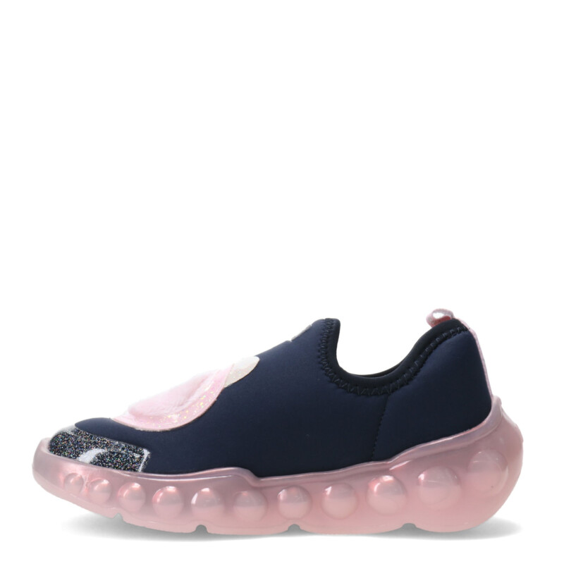 Championes Infantiles Bibi Roller Celebration Oso c/Luces Azul Marino - Rosa