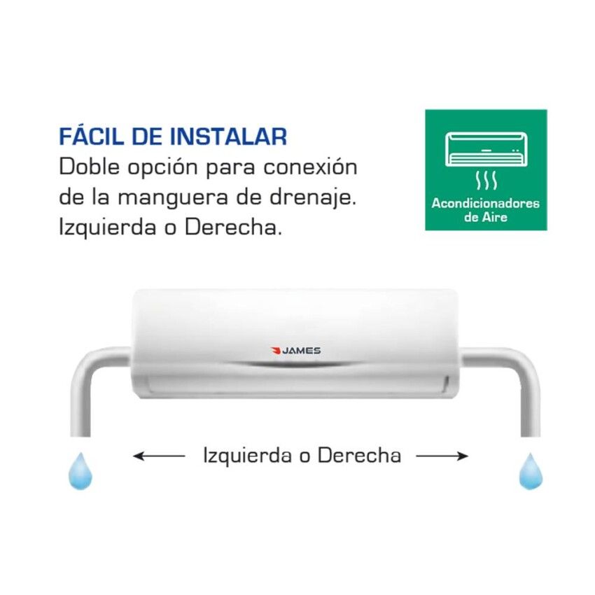 Aire Acondicionado James 12.000 BTU ON/OFF Aire Acondicionado James 12.000 BTU ON/OFF