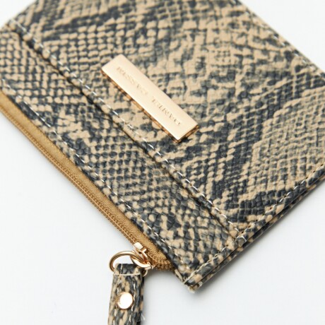 BILLETERA SNAKE Beige