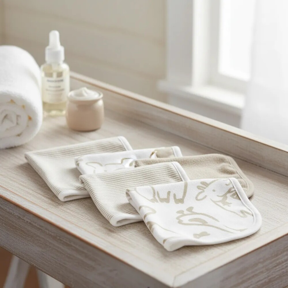 SET BABITAS X6 TOWEL TERRY CARTERS beige vacas