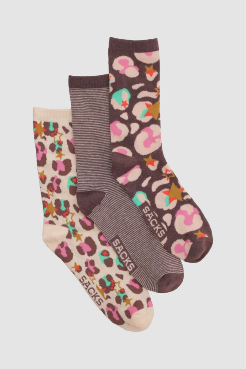 Pack de 3 medias con diseños variados - Variante 38 