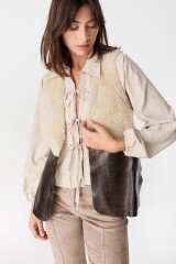 Chaleco Leather Bobby Crudo