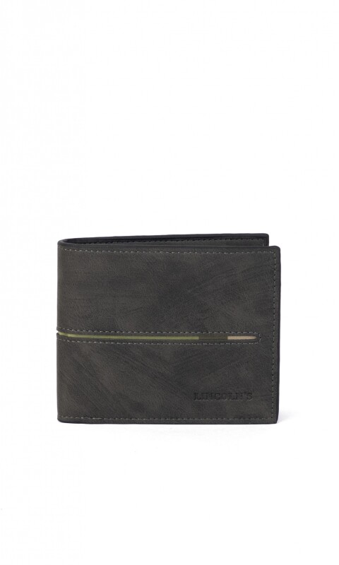 BILLETERA HOMBRE VAN GOGH NEGRO C/ GUARDA VERDE