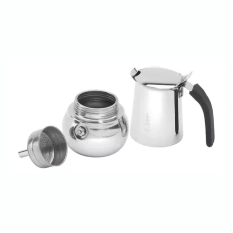 Cafetera Italiana BIALETTI Kitty 4 Tazas Acero Inóxidable Cafetera Italiana BIALETTI Kitty 4 Tazas Acero Inóxidable