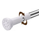 Barrote extensible para cortina 70 a 120 cm BLANCO