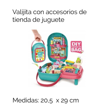 Valijita Con Accesorios De Tienda De Juguete Valijita Con Accesorios De Tienda De Juguete