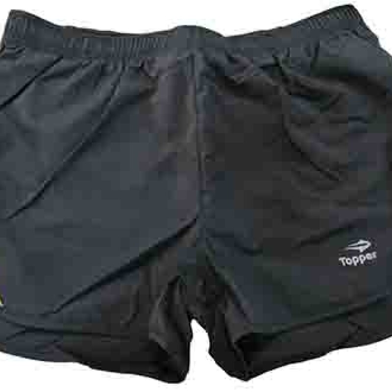 Short Unisex Topper Girls Kids Gris Oscuro