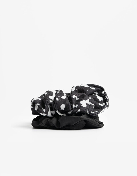 Skunzies Estampados Set De Mix Scrunchies - Estampado Animal Print
