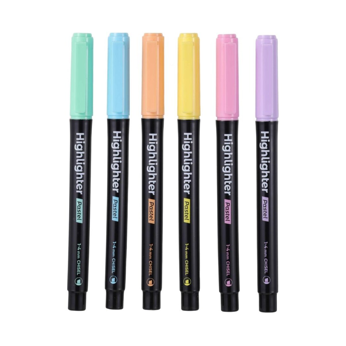 Resaltadores pastel 6pcs 