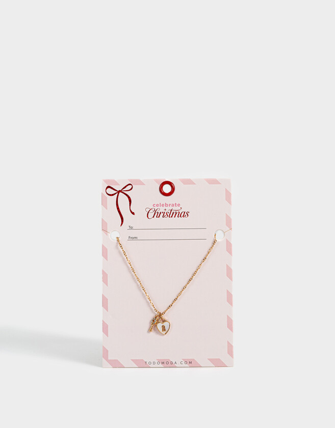 Cadena Corta con Dije Con corazón Cadena Corta Con Corazón - Dorado