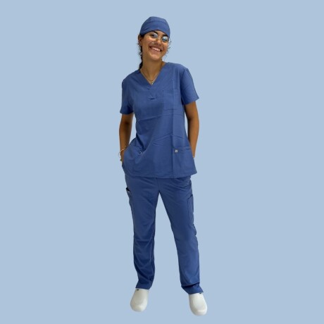 Set Médico Elastizado dama ARGON Índigo