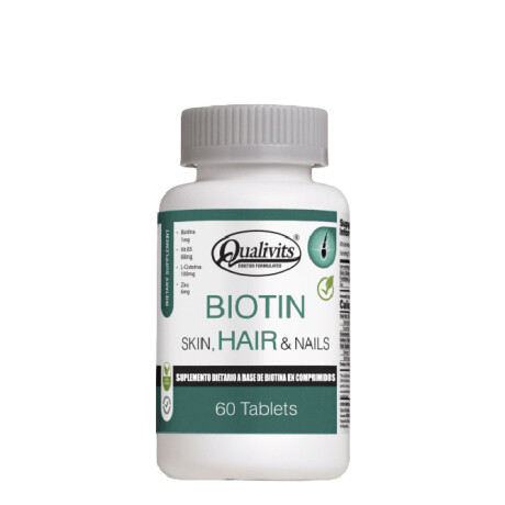 Biotin skin, hair & nails 60caps Qualivits Biotin skin, hair & nails 60caps Qualivits