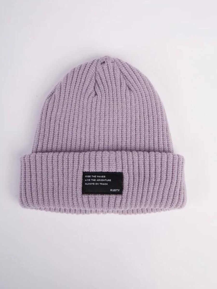 Gorro Dama Tejido Liso Rusty - Lila 