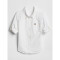 V-OXFORD WOVEN TOP BLUE OXFORD 6-12M WHITE000