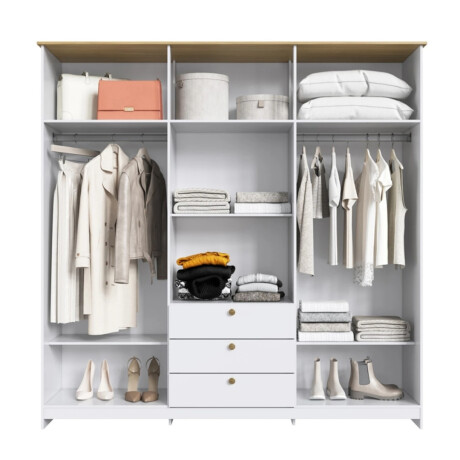ROPERO 6 PUERTAS 3 CAJONES GUARDARROPA ARMARIO PLACARD CLOSET - LÍNEA AMERICANA ROPERO 6 PUERTAS 3 CAJONES GUARDARROPA ARMARIO PLACARD CLOSET - LÍNEA AMERICANA