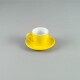 Taza de Cafe de 90 ml c/ Plato 11,5 cm Amarillo Choosing Taza de Cafe de 90 ml c/ Plato 11,5 cm Amarillo Choosing