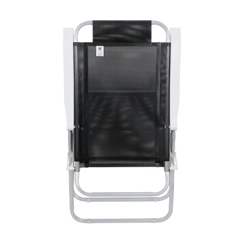 Silla Plegable de Aluminio 4 Posición NEGRO