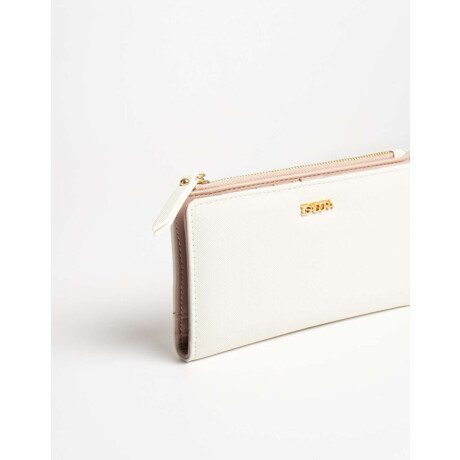 Billetera Fichero Special Price Blanco Crudo
