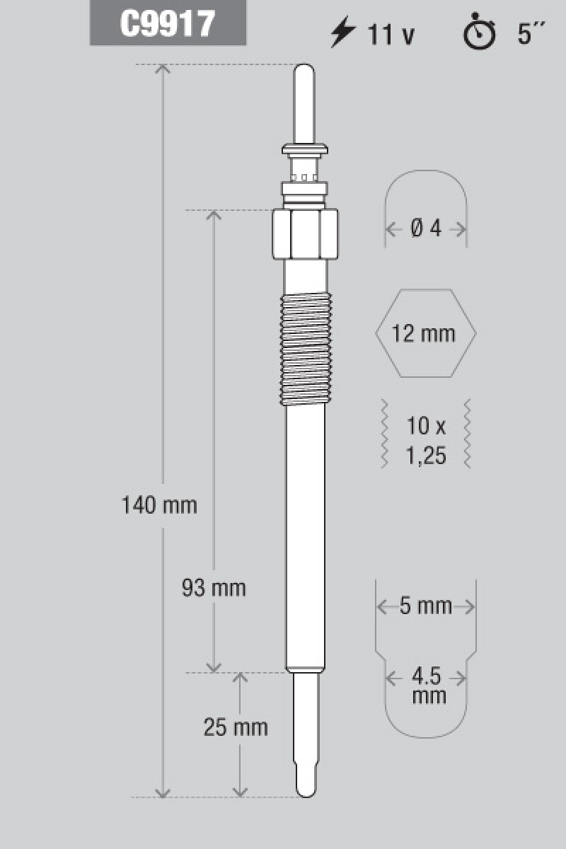 CALENTADOR - CORSA 2 MERIVA 1.7 DTI 11V HC.323 KESSEL 