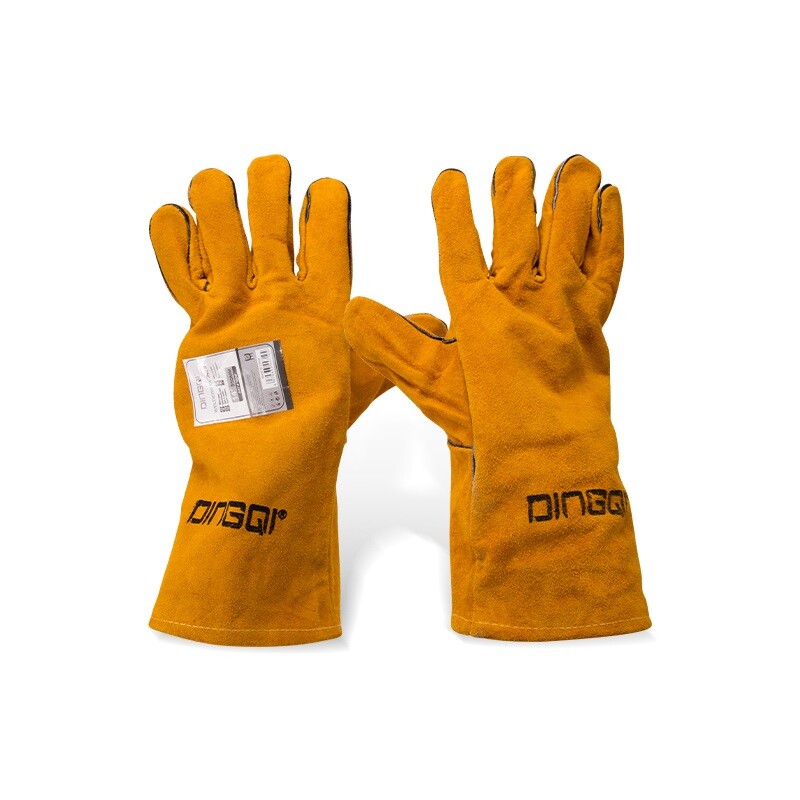 DINGQI GUANTE SOLDADOR DE CUERO PROFESIONAL TALLE 14 Dingqi Guante Soldador De Cuero Profesional Talle 14