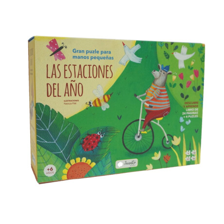 Libro Infantil "las Estaciones Del Año" Con 4 Puzzles Libro Infantil "las Estaciones Del Año" Con 4 Puzzles