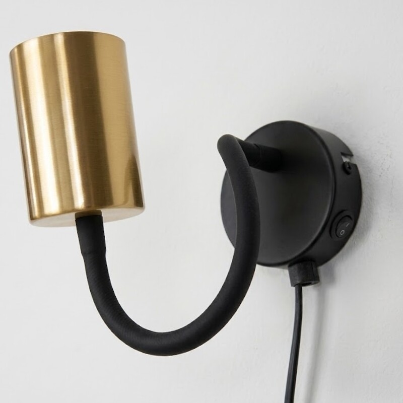 ARTEFACTO DE ADOSAR EN PARED BOLD Luminaria De Pared Bold Orientable Dorado