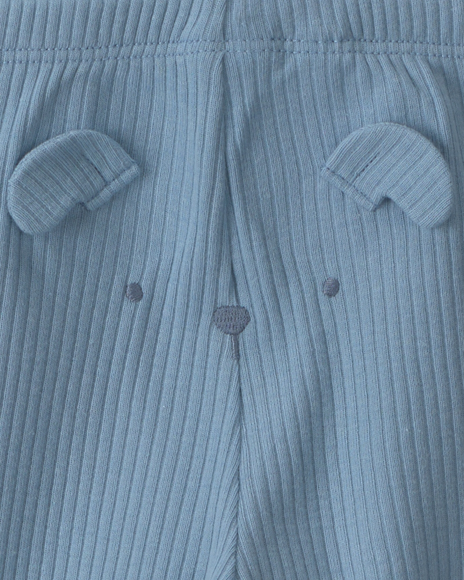 Set tres piezas de algodón, pantalón y bodies, azul, diseño perros Sin color