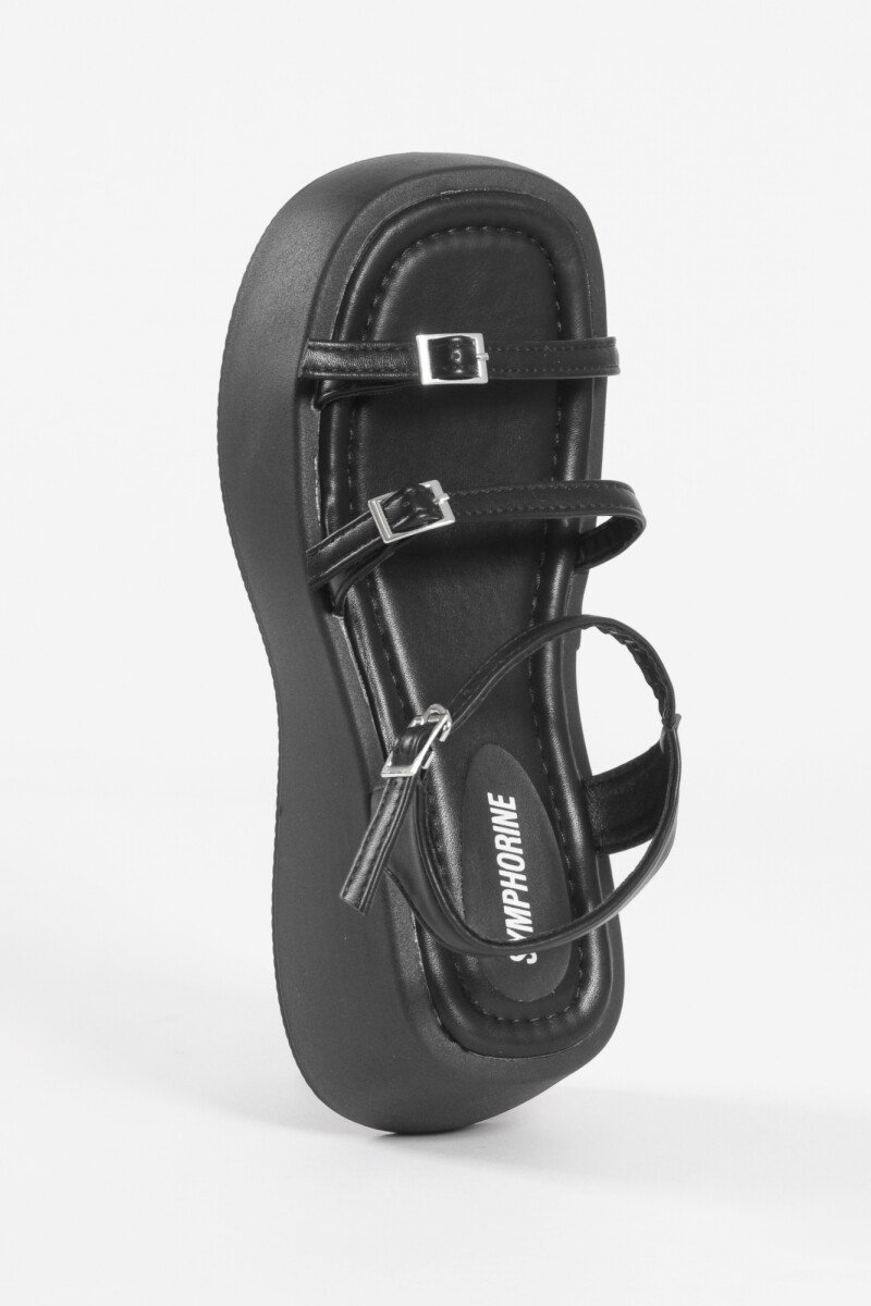 Sandalia arena negro