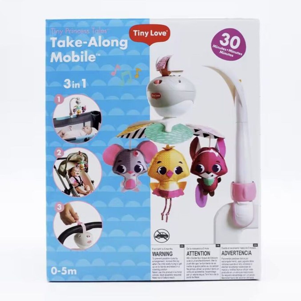 Movil 3 en 1 TINY LOVE Princess rosa