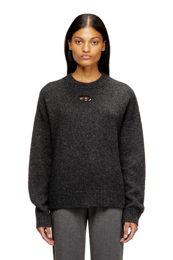 Polerones Para Mujer M-Areeta Knitwear Gris Oscuro