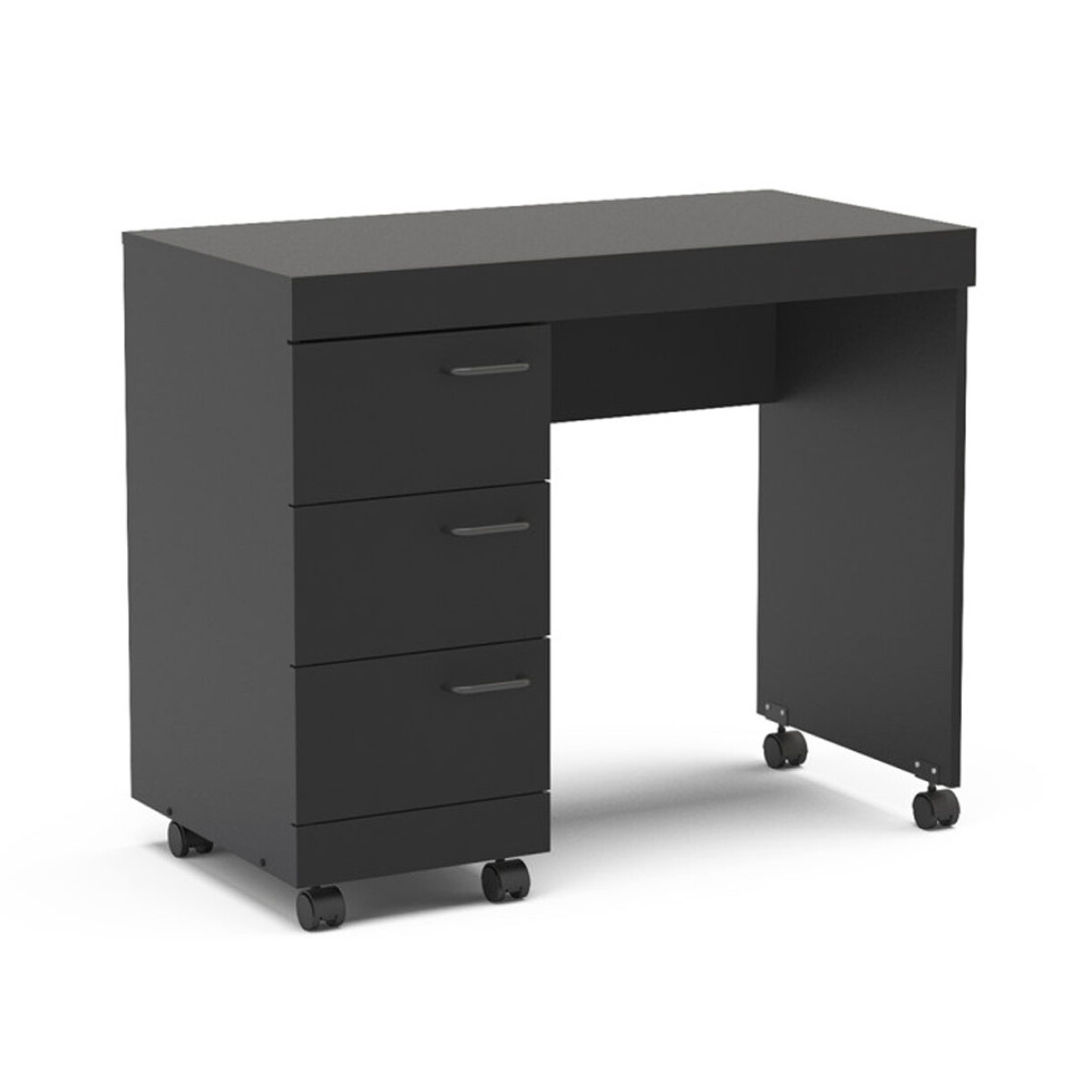 ESCRITORIO OSAKA CON 3 CAJONES COLOR NEGRO - NEGRO 