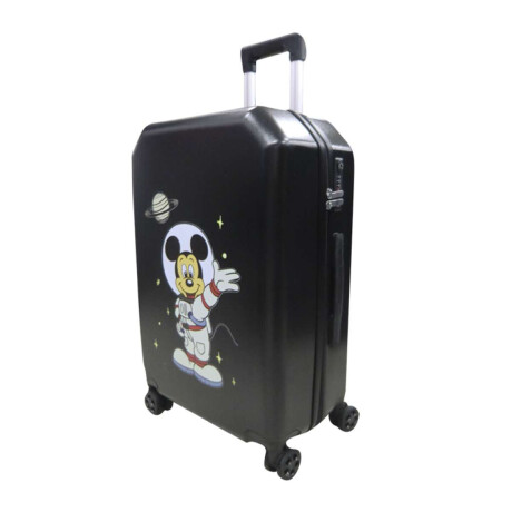 Valija 61 cm con Candado de Seguridad Mickey Negro