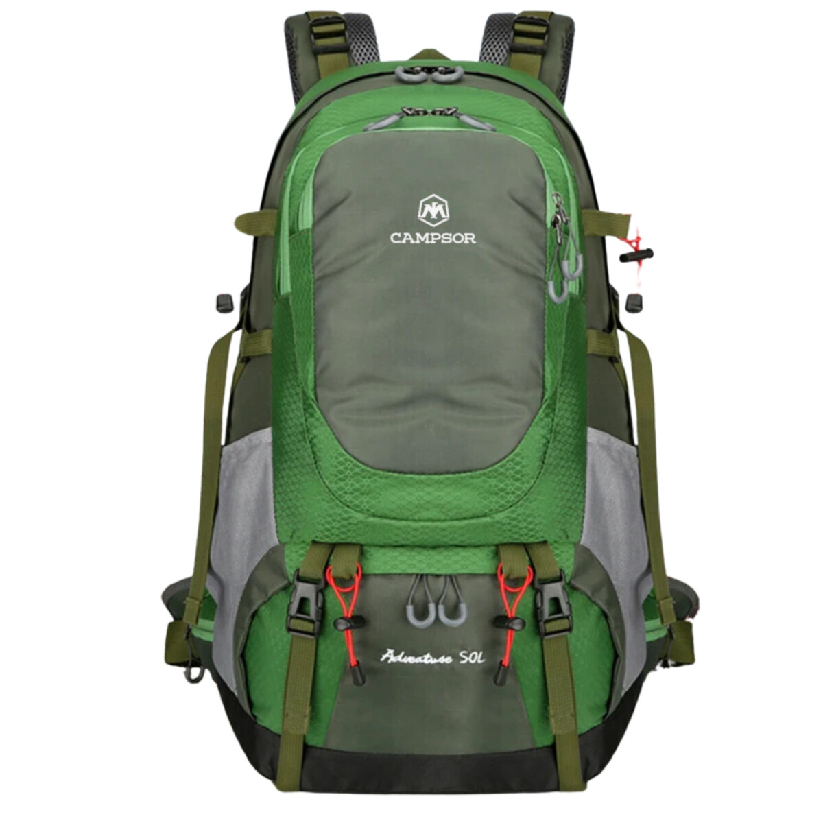 Mochila Adventure 50L CAMPSOR - Verde 