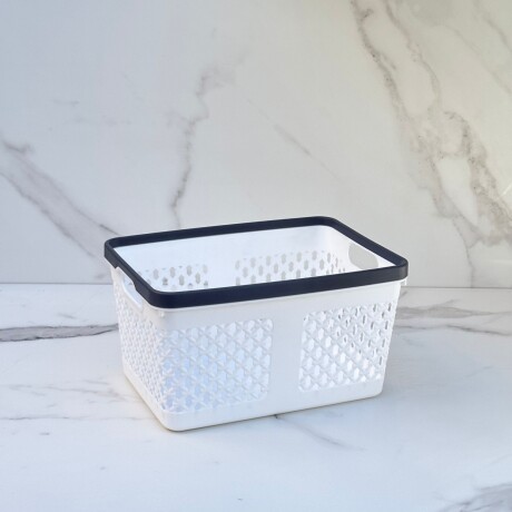 Canasto Organizador Polipropileno Alto 14cm x Ancho 19cm x Largo 26cm Canasto Organizador Polipropileno Alto 14cm x Ancho 19cm x Largo 26cm