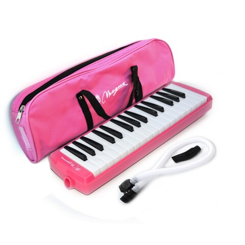 Melodica Magma rosa "Piano" 32 notas con funda rosa Melodica Magma rosa "Piano" 32 notas con funda rosa