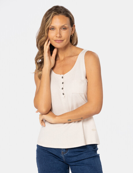 MUSCULOSA LISA Beige