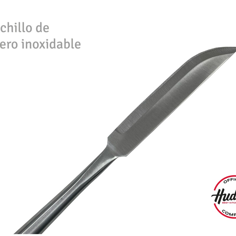 Cuchillo parrillero acero inoxidable y madera Cuchillo parrillero acero inoxidable y madera