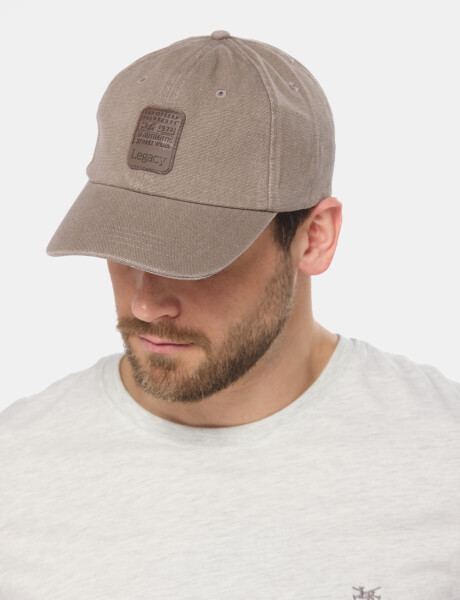 GORRO VISERA DE LONA Beige