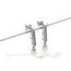 Caravanas Vintage Perlas españolas-Plata 925-Con Perla-CA3209 conperla