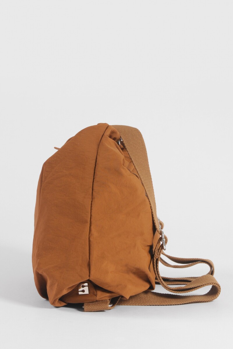 Hobo mochila de tela terracota